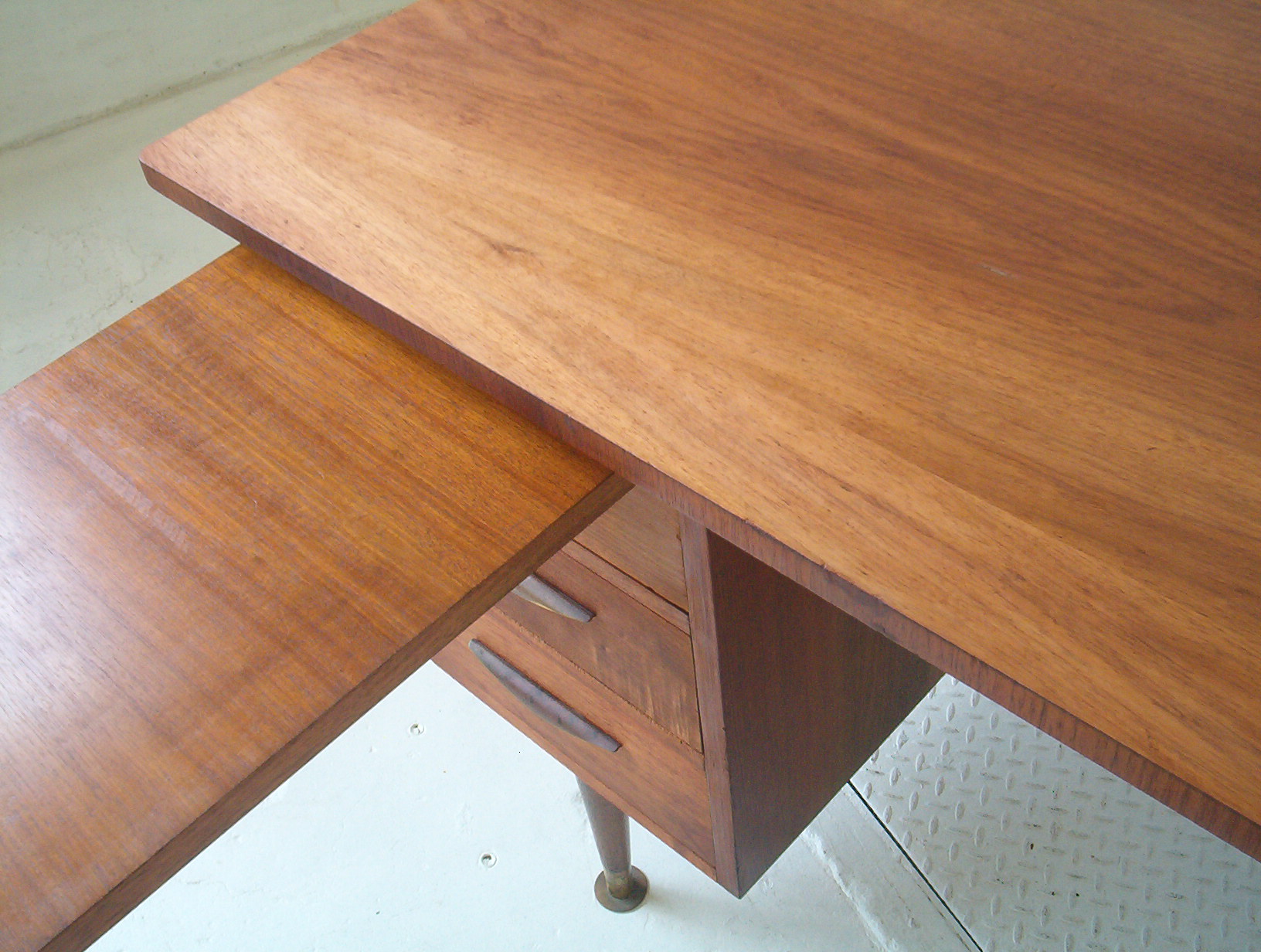 1950s-Vintage-Office-Writing-Table-Desk- Zoureff-Rudowski-Rosando-Parker-Danish-era