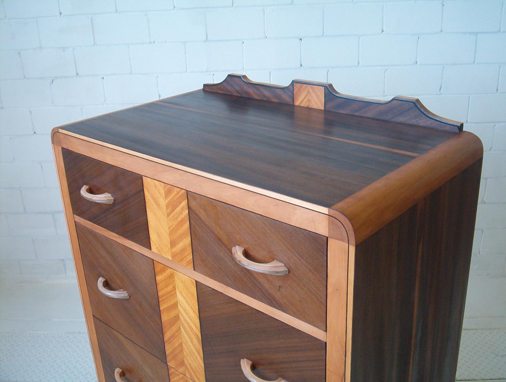 art-deco-nouveau-chest-drawers-storage-vintage-retro-walnut-sideboard-1940's-2