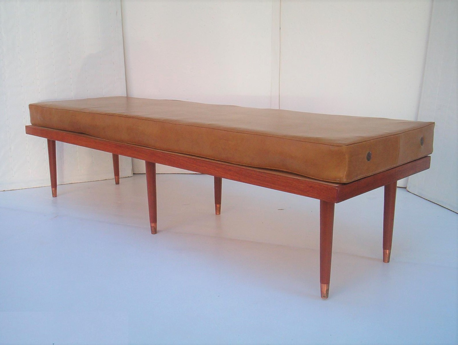 danish-style-bench-seat-1950's-vintage-table-parker-fler-era-2