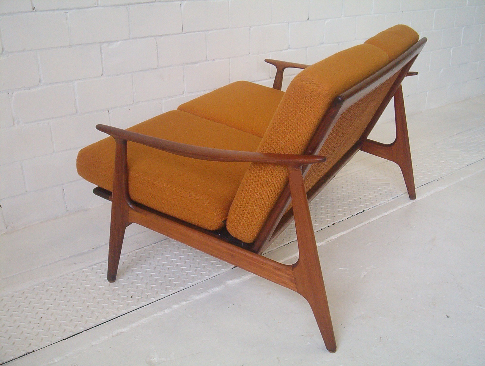 parker-furniture-2-seater-sofa-1960's-vintage-teak-sofa-danish-era-4
