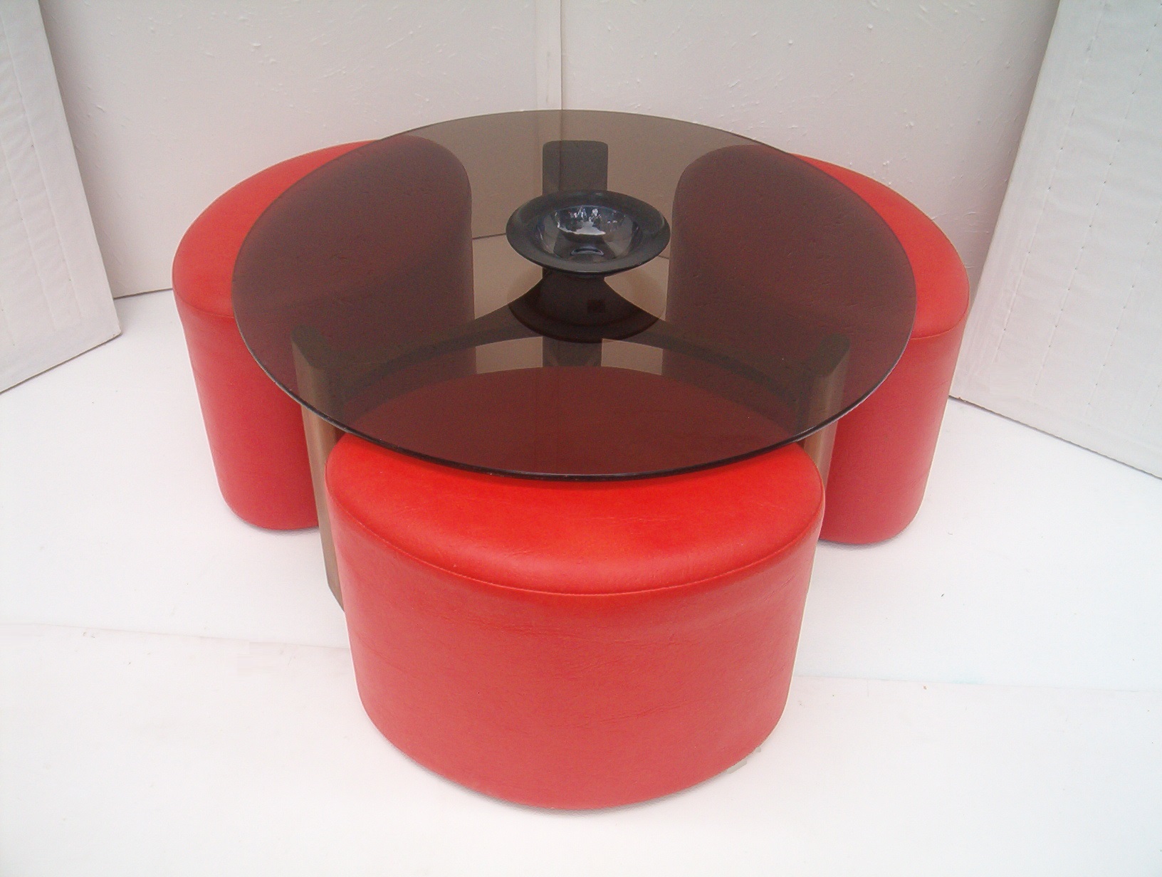 th-brown-&-sons-fondue-suite-footstools-vintage-coffee-table-Parker-Danish-era (2)