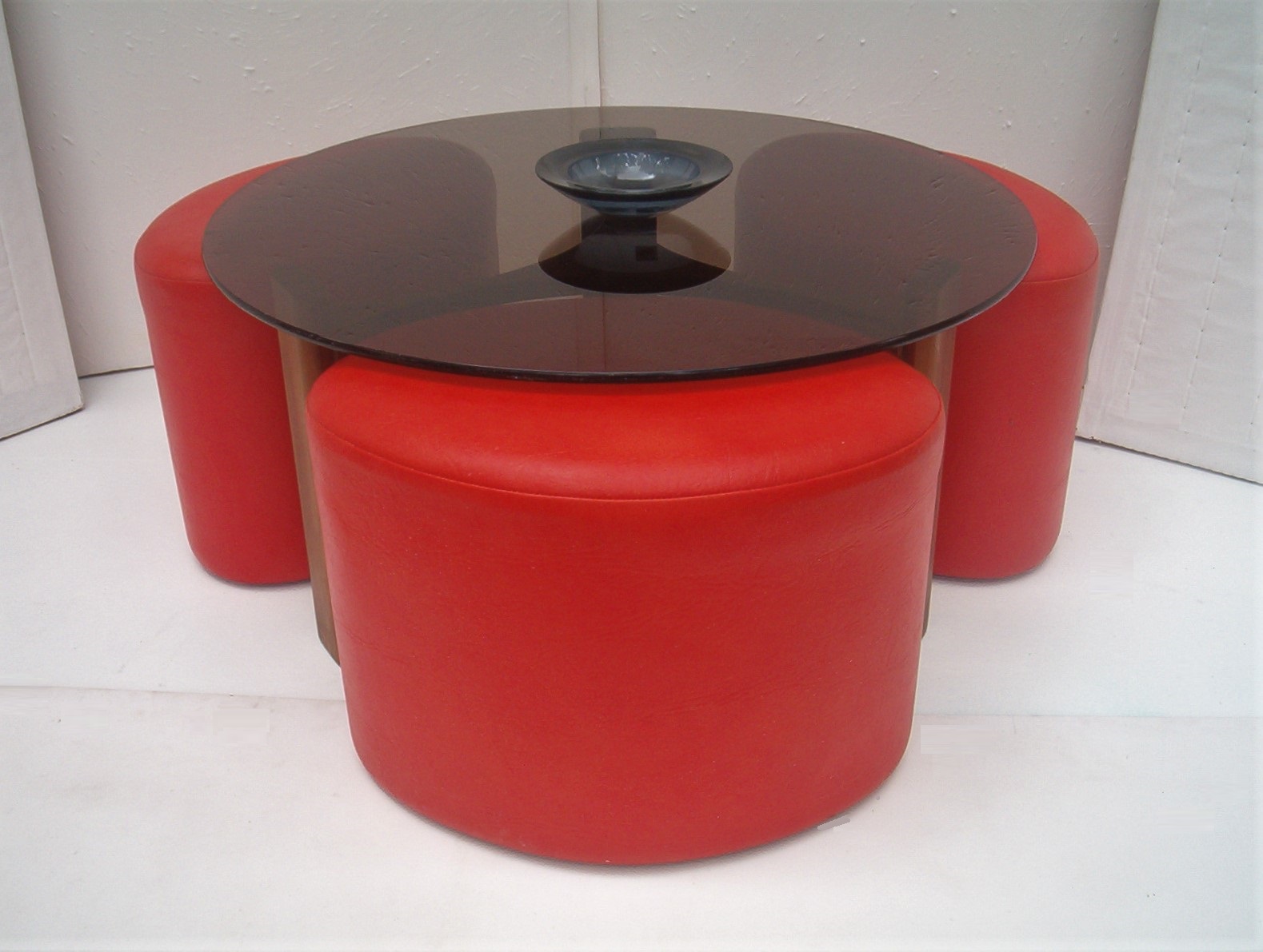 th-brown-&-sons-fondue-suite-footstools-vintage-coffee-table-Parker-Danish-era