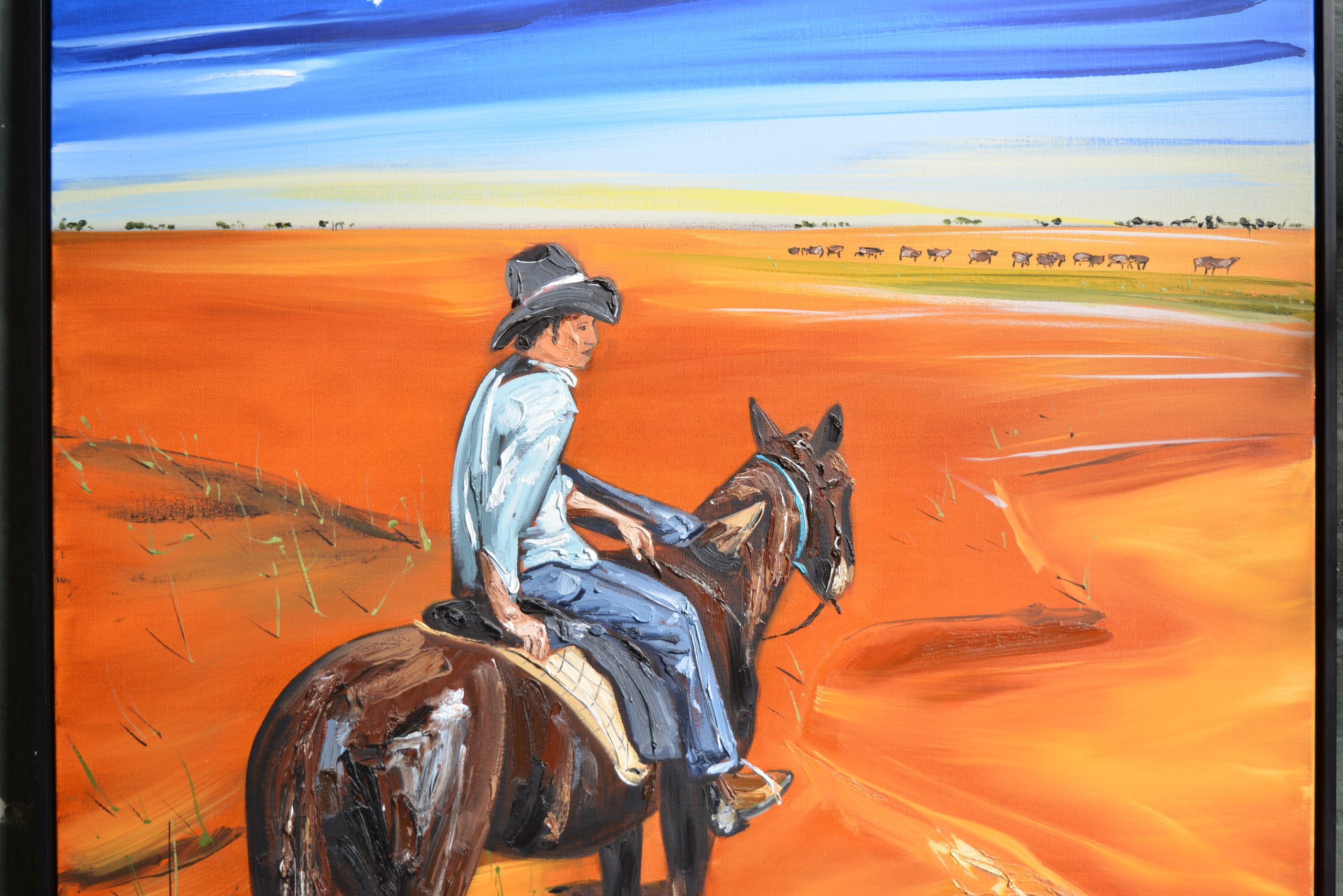 the-drover-greg-wilson-painting-australian-art-artwork-sidney-nolan-arthur-boyd-jeffrey-smart-painters-gallery (3)