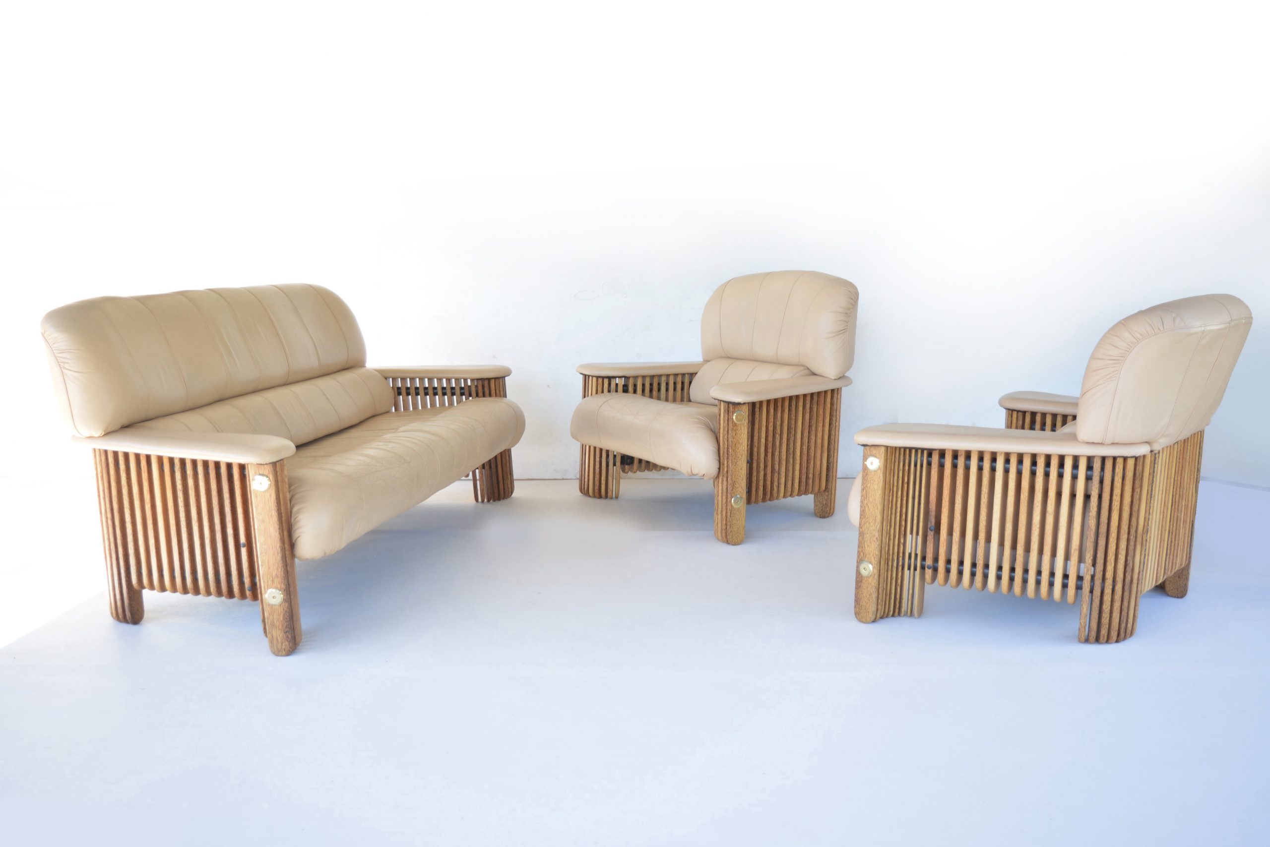 pacific-green-leather-lounge-suite-sofa-chairs-vintage-retro-designer-australian-furniture-b-b-italia-era