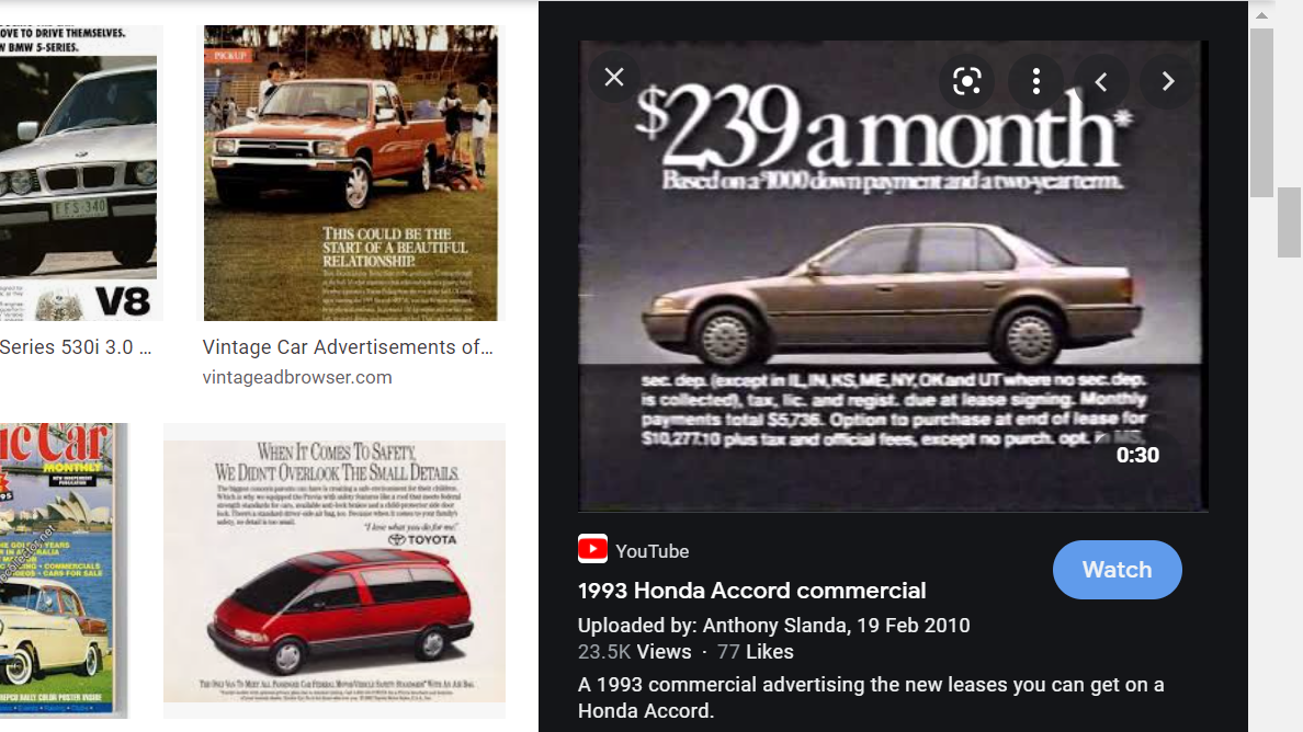artica car ad 1993