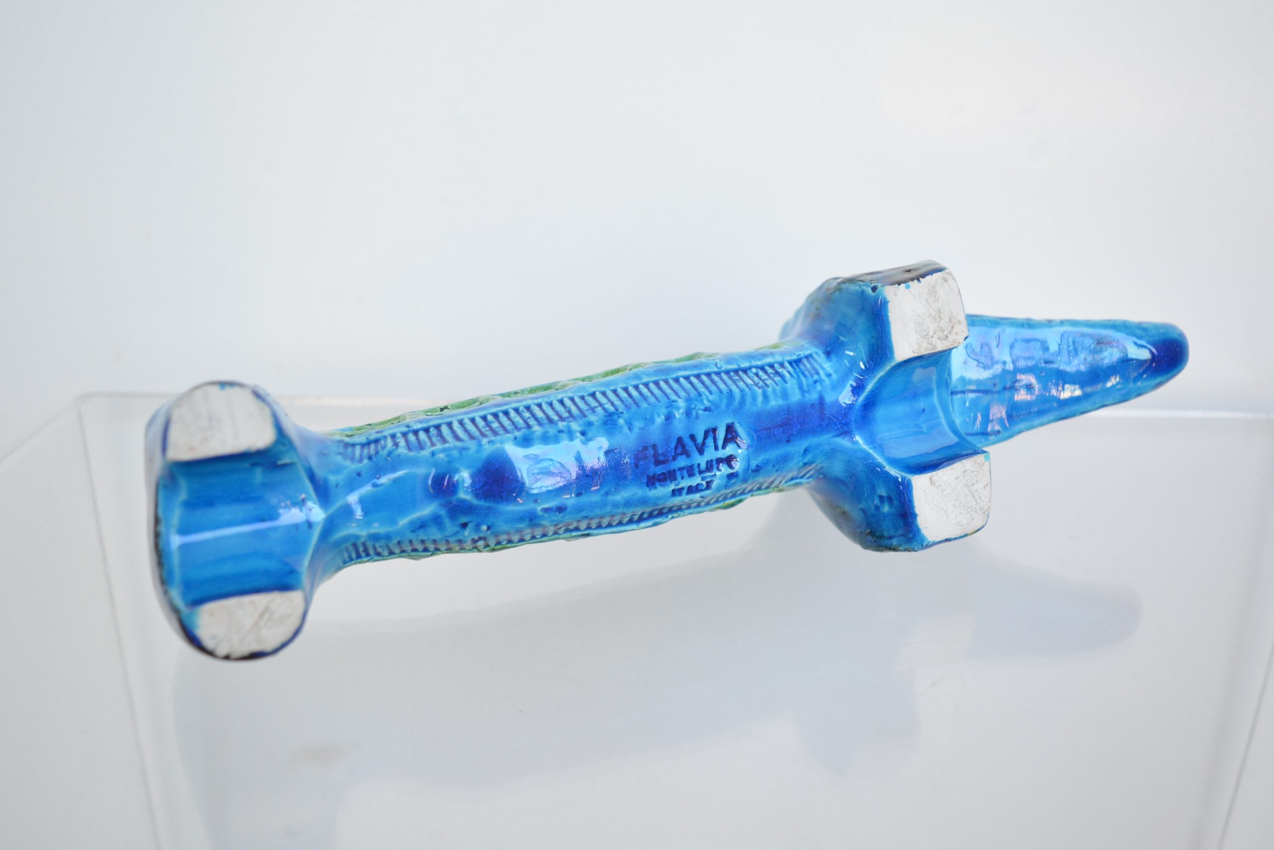 bitossi-dachshund-dog-vintage-pottery-italian-italy-flavia-rimini-blu (6)