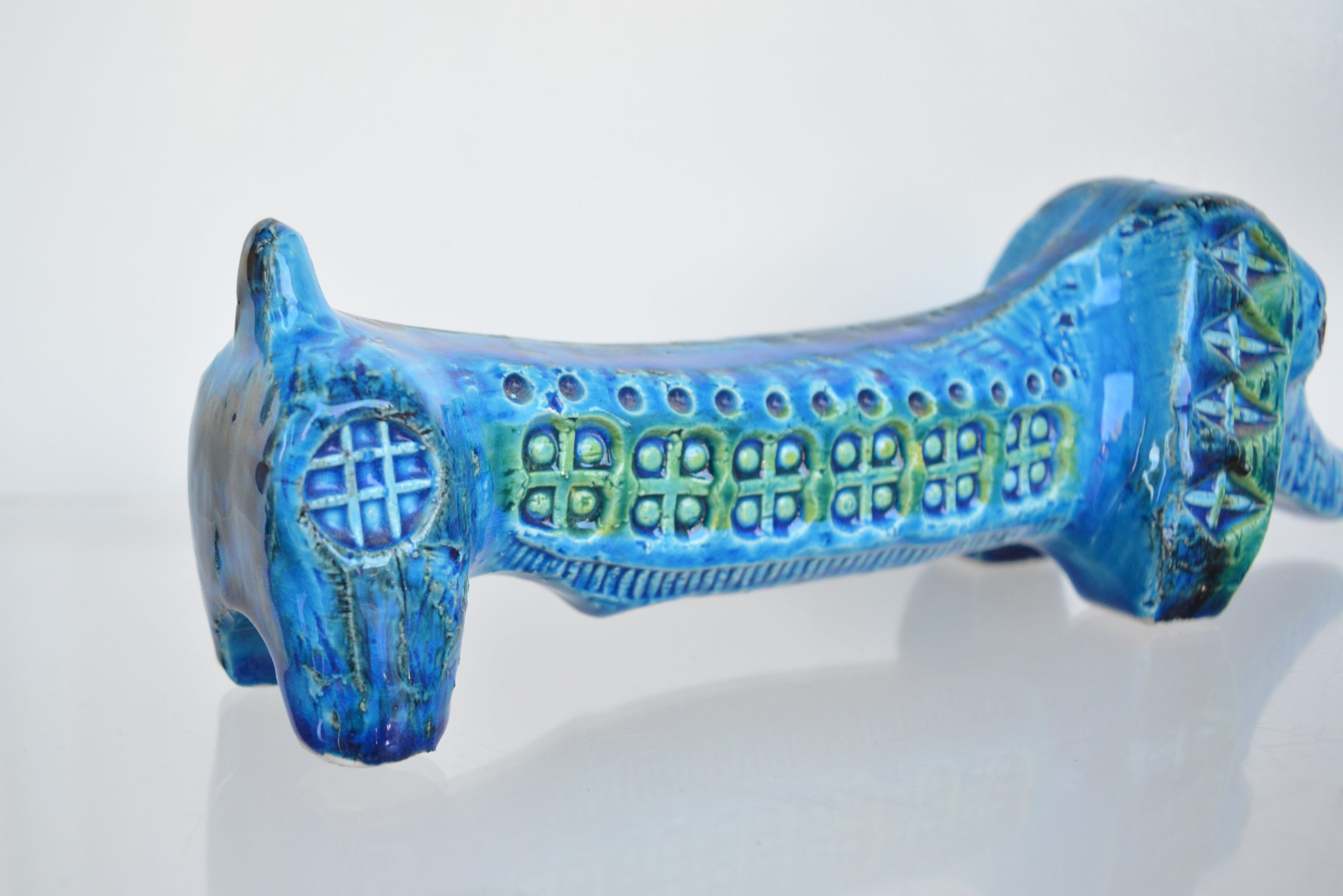 bitossi-dachshund-dog-vintage-pottery-italian-italy-flavia-rimini-blu (9)