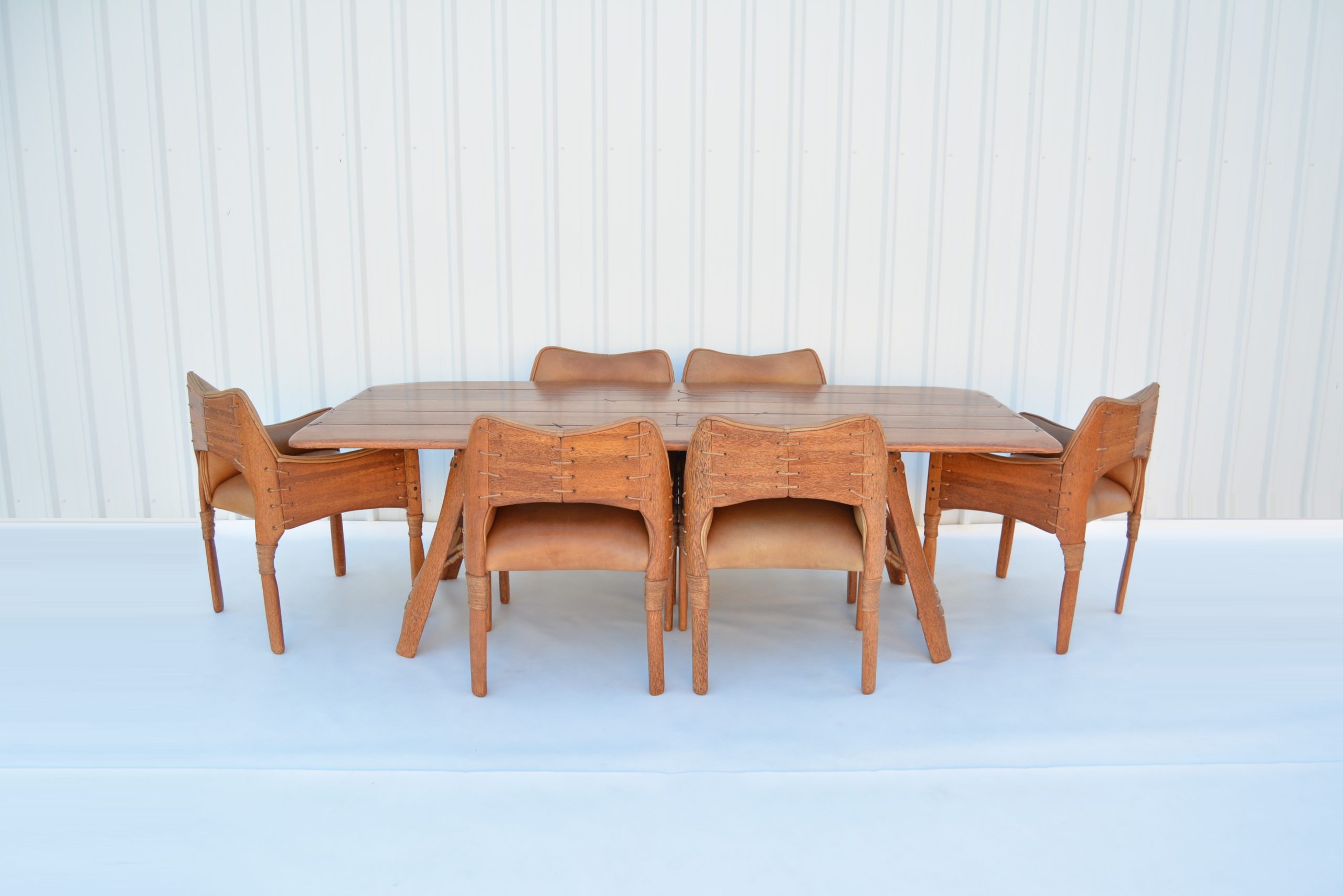pacific-green-navajo-table-6-tuvalu-dining-chairs-suite-b-b-italia-era (2)