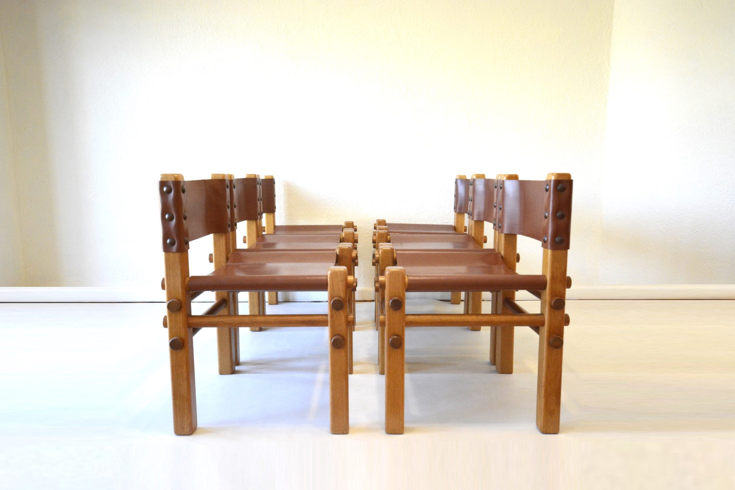 norman-archibald-nore-vintage-dining-suite-chairs-table-1970's-leather-tessa-era (28)